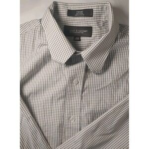 Croft & Barrow100% Cotton Non-iron Womans Pin Point 17 1/2(34/35) M